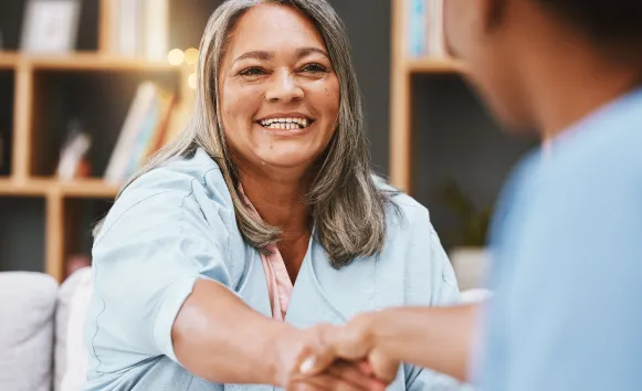 Mujer sonriendo